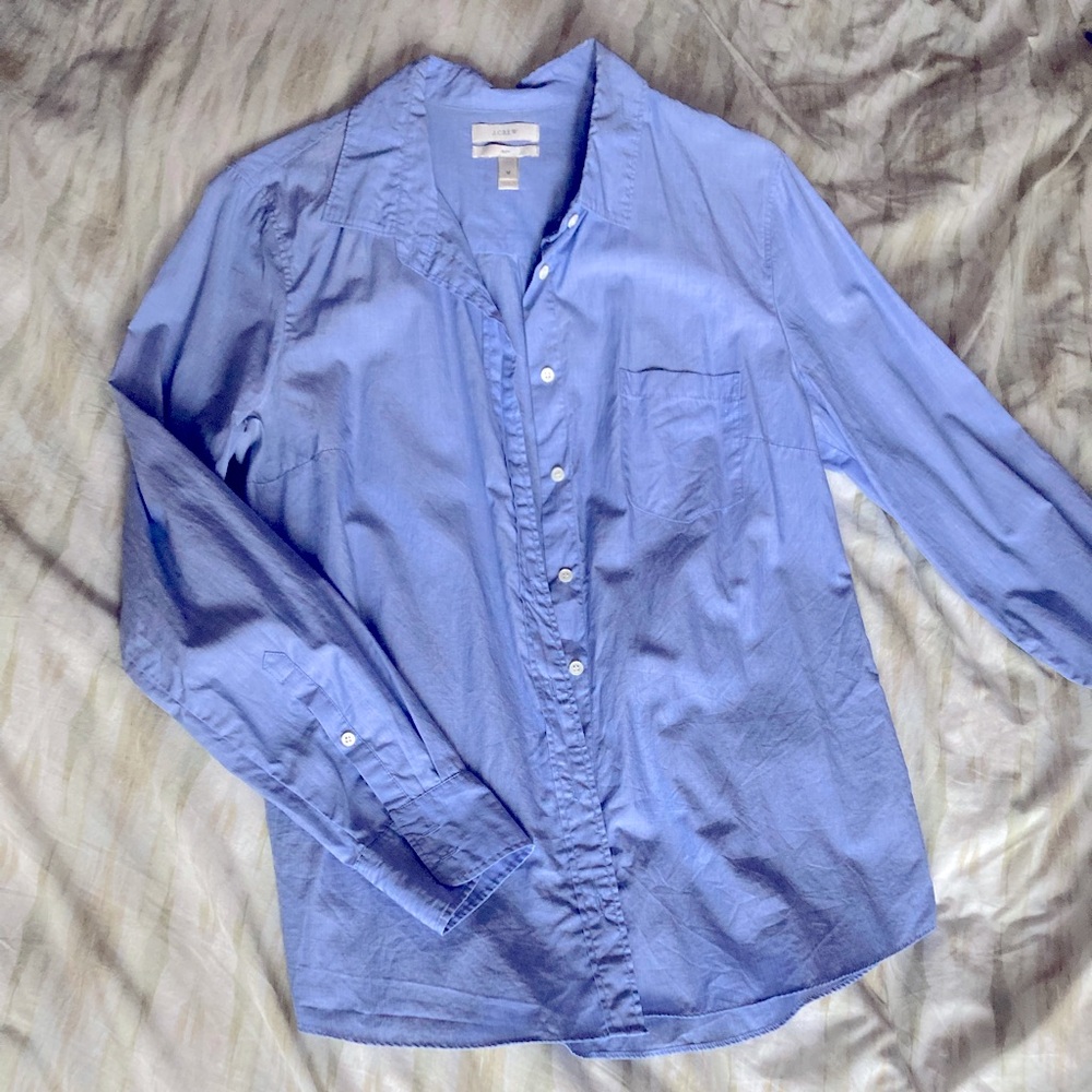 Jcrew blue button down